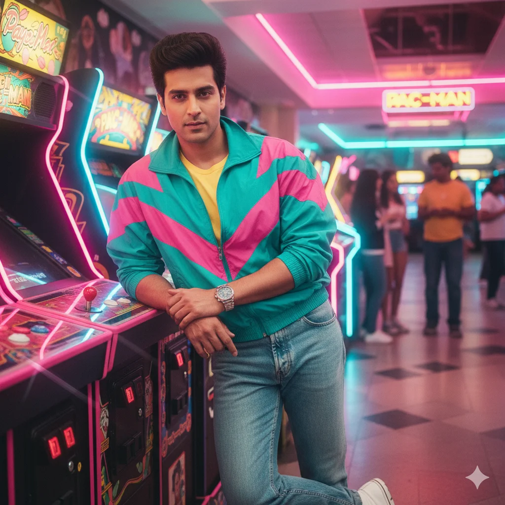 1980s Retro Character Transformation